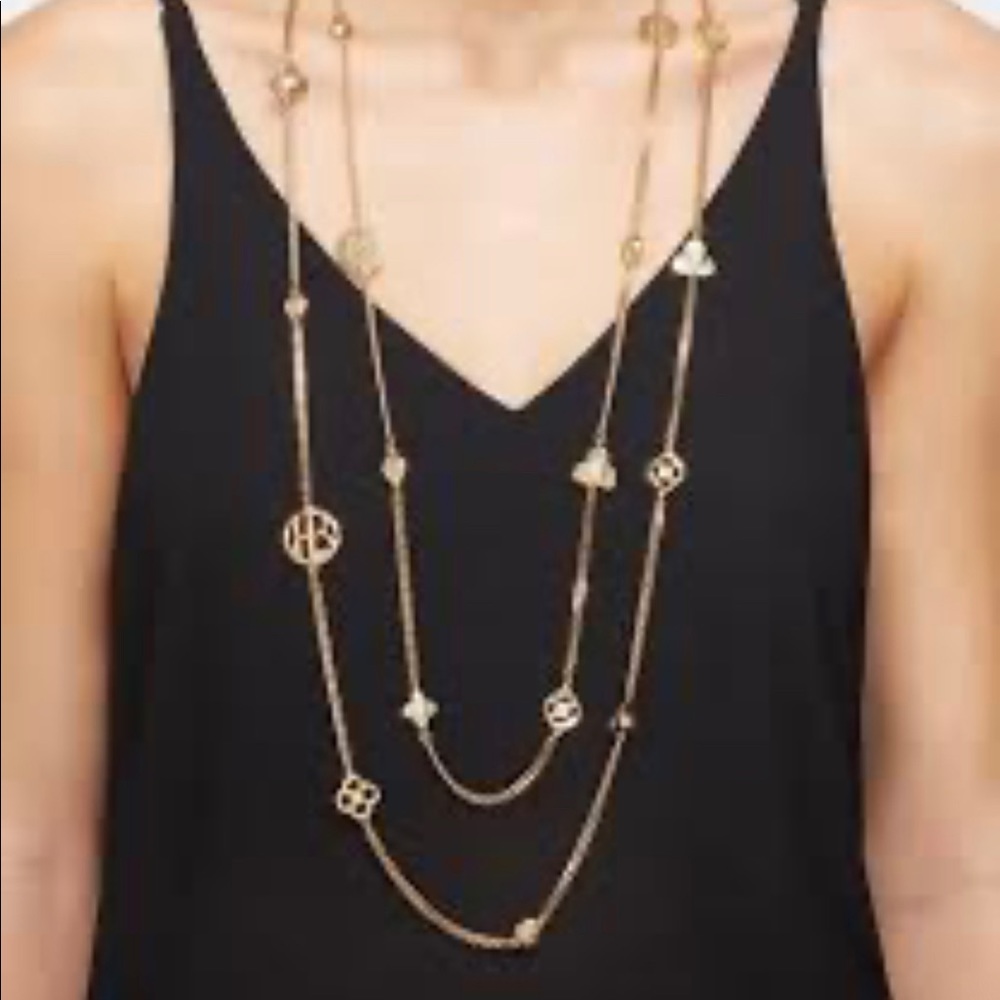Gold layered necklace